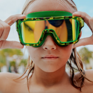Special Ops Guerilla Green Kids’ Swim Goggles