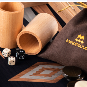 Premium Handcrafted American Walnut with Black Oak Backgammon Set