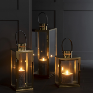 OUTDOOR LANTERN METAL/GLASS