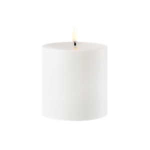 LED PILLAR CANDLE WHITE