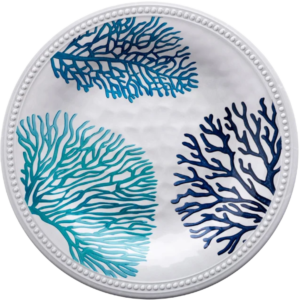 MELAMINE DINNER PLATE HARMONY – MARE, 6 PC