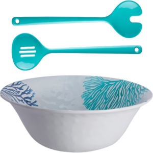 SALAD BOWL WITH SERVERS HARMONY – MARE, SET 3 PCS