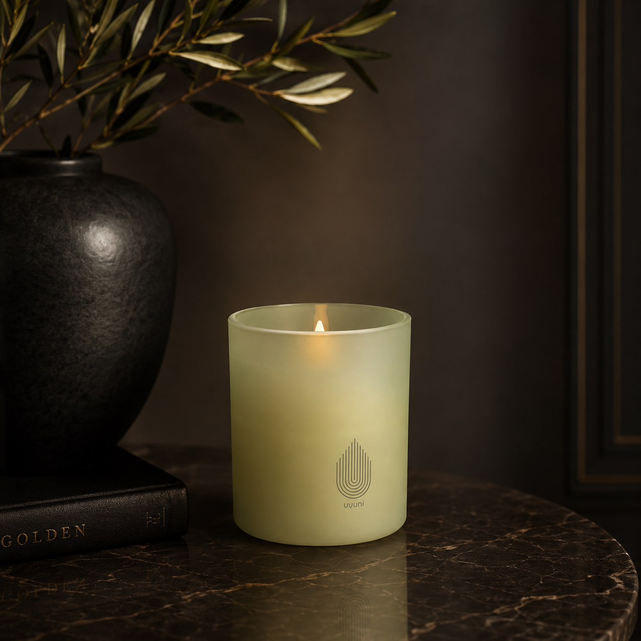 LIGHT-GREEN-LEAF-GLASS-CANDLE-4